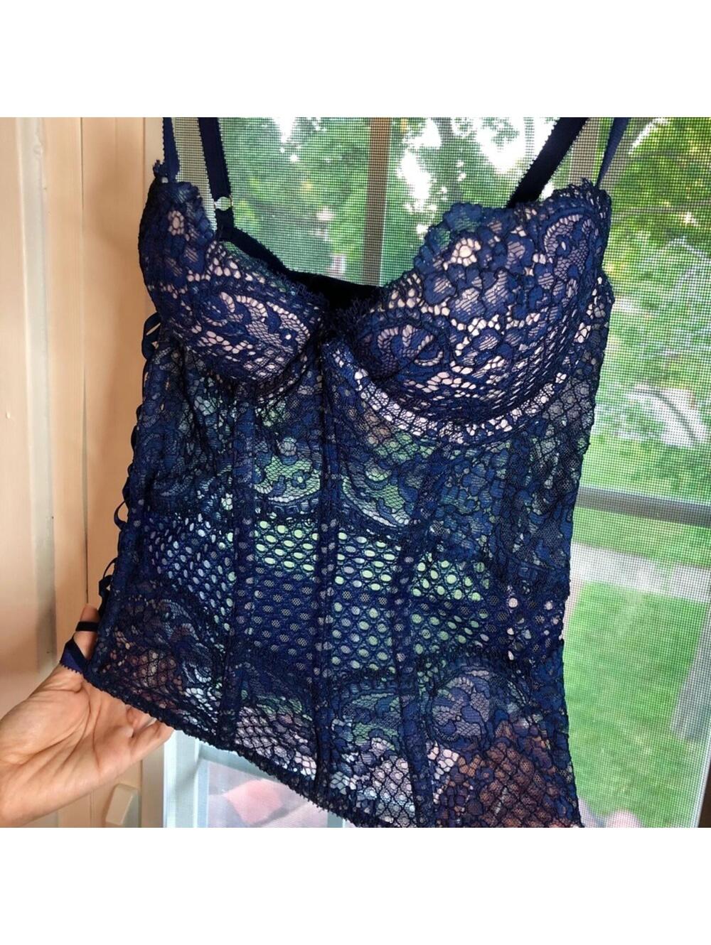 2000s BLUE Victoria Secret Corset 🧿